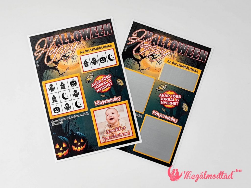 Faragott tökök és sötét háttér egy Halloween témájú felkérőn